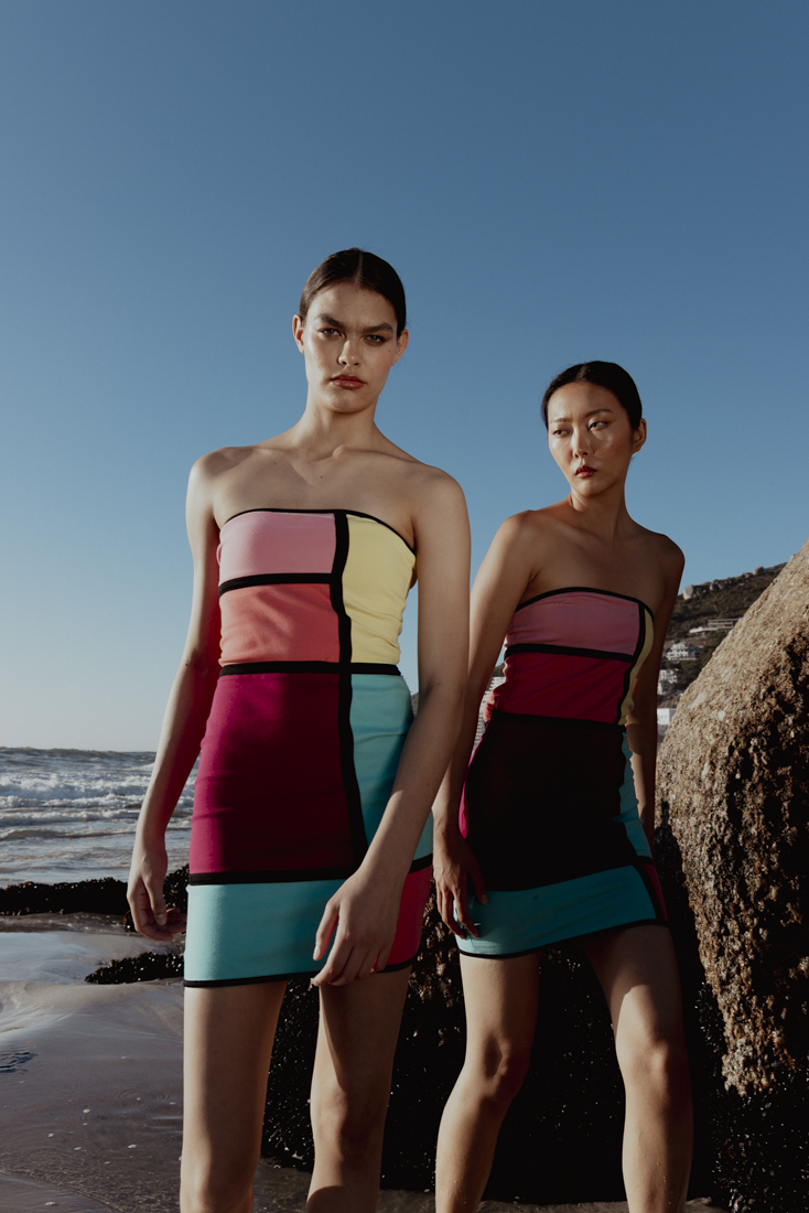 Fashion-Fotografie, Editorial-Shooting Emá Tanée kapstadt twins